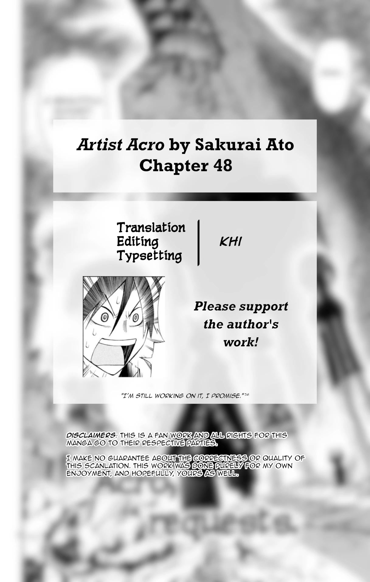 Artist Acro Chapter 48 page 3 - Chapter 48: Acro, requests