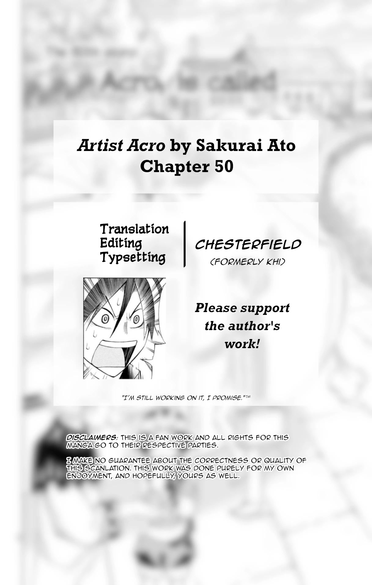 Artist Acro Chapter 50 page 3 - Chapter 50: Acro, is called