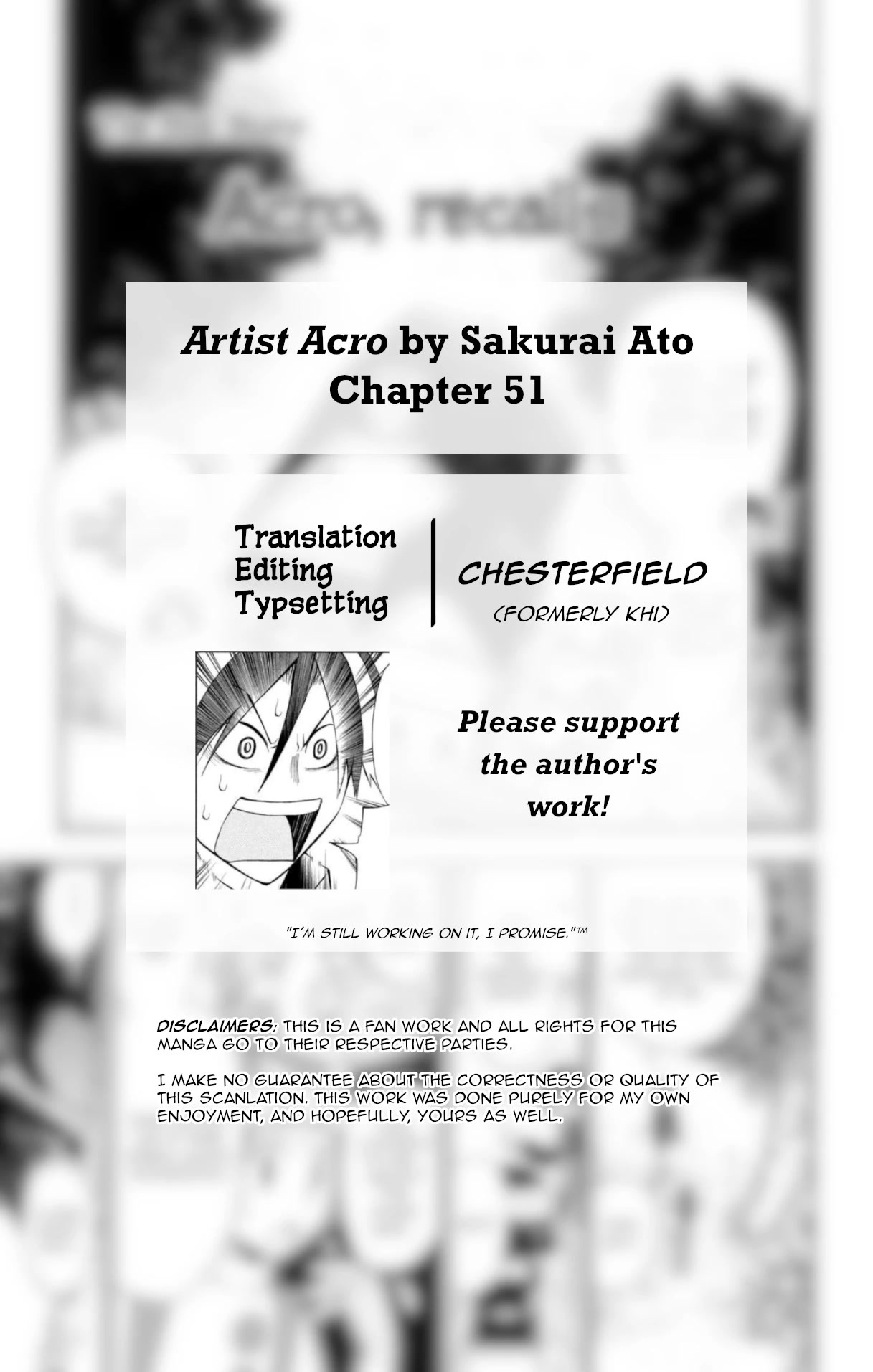 Artist Acro Chapter 51 page 2 - Chapter 51: Acro, recalls