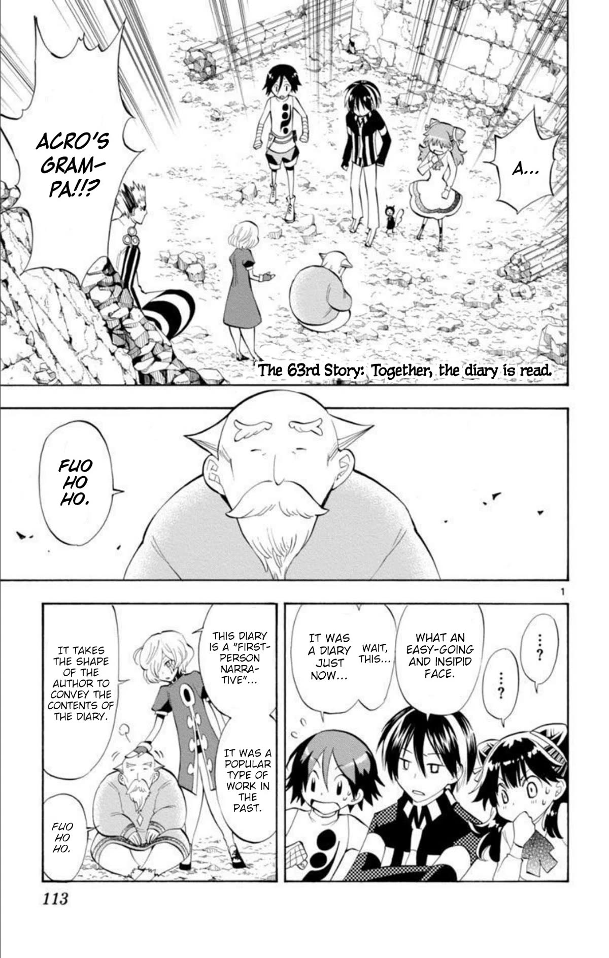Artist Acro Chapter 63 page 1 - Chapter 63: Together, the diary is read