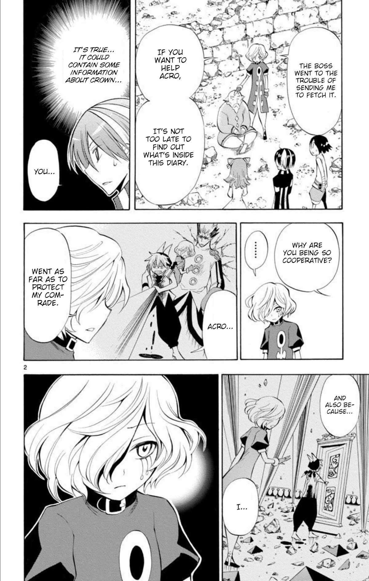 Artist Acro Chapter 63 page 2 - Chapter 63: Together, the diary is read