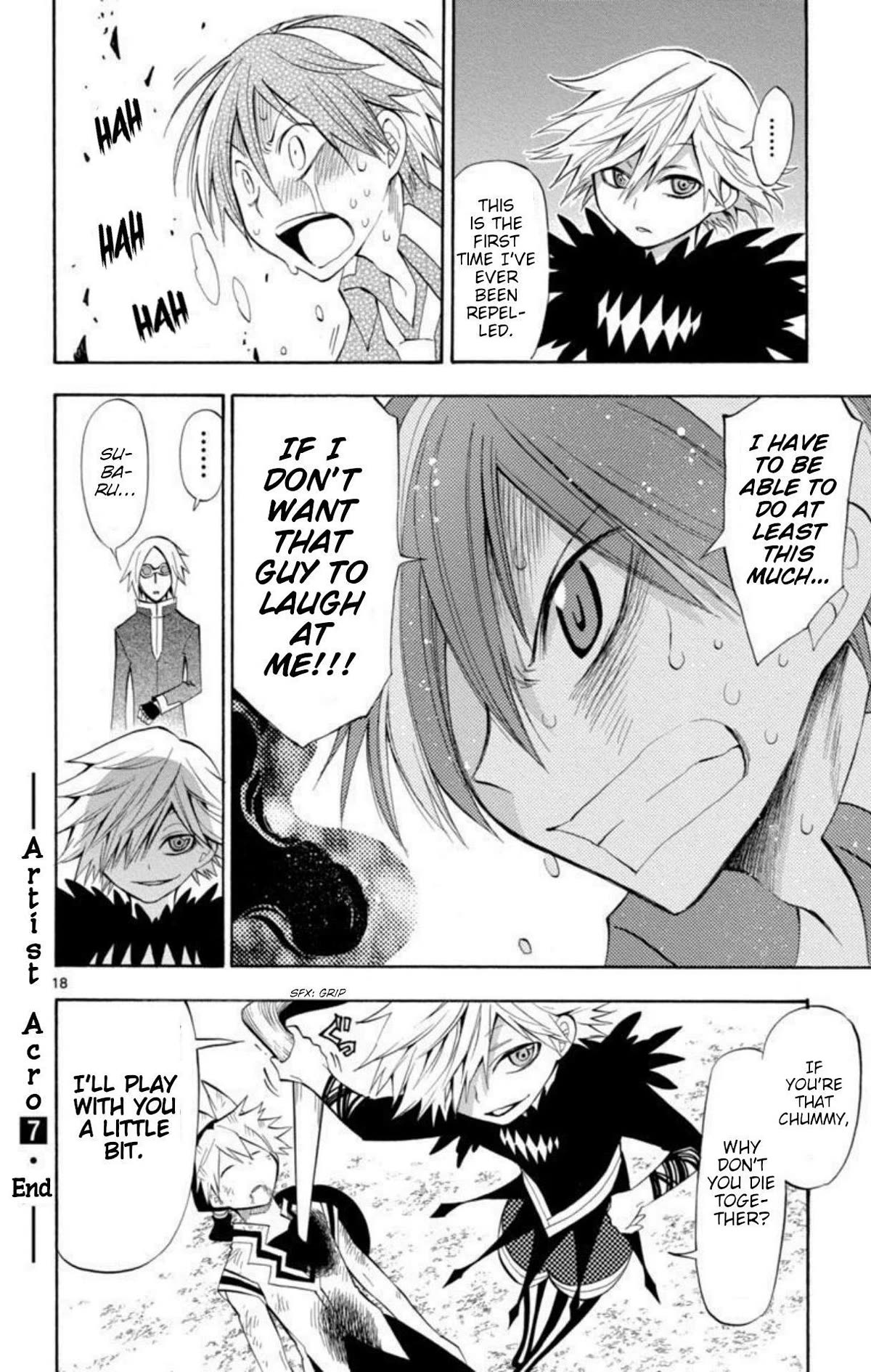 Artist Acro Chapter 66 page 18 - Chapter 66: Subaru, repels