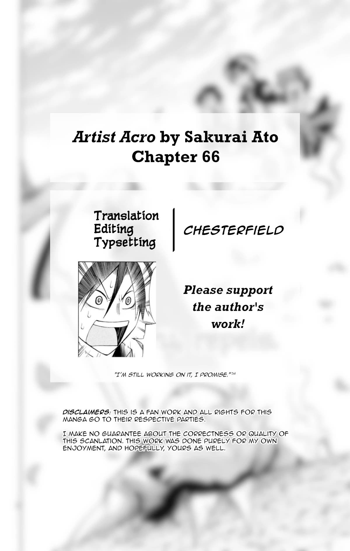 Artist Acro Chapter 66 page 3 - Chapter 66: Subaru, repels