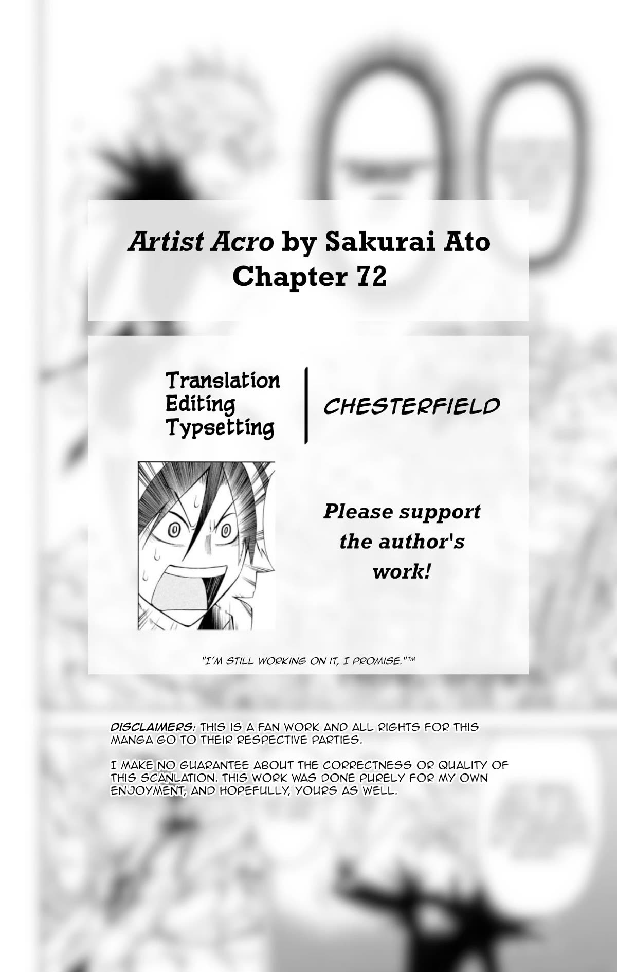 Artist Acro Chapter 72 page 3 - Chapter 72: Nene, shines