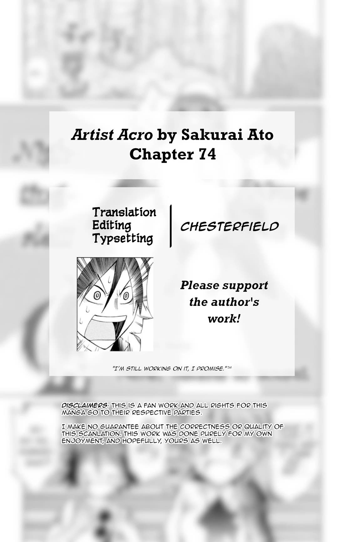 Artist Acro Chapter 74 page 2 - Chapter 74: Nene, hears the sound