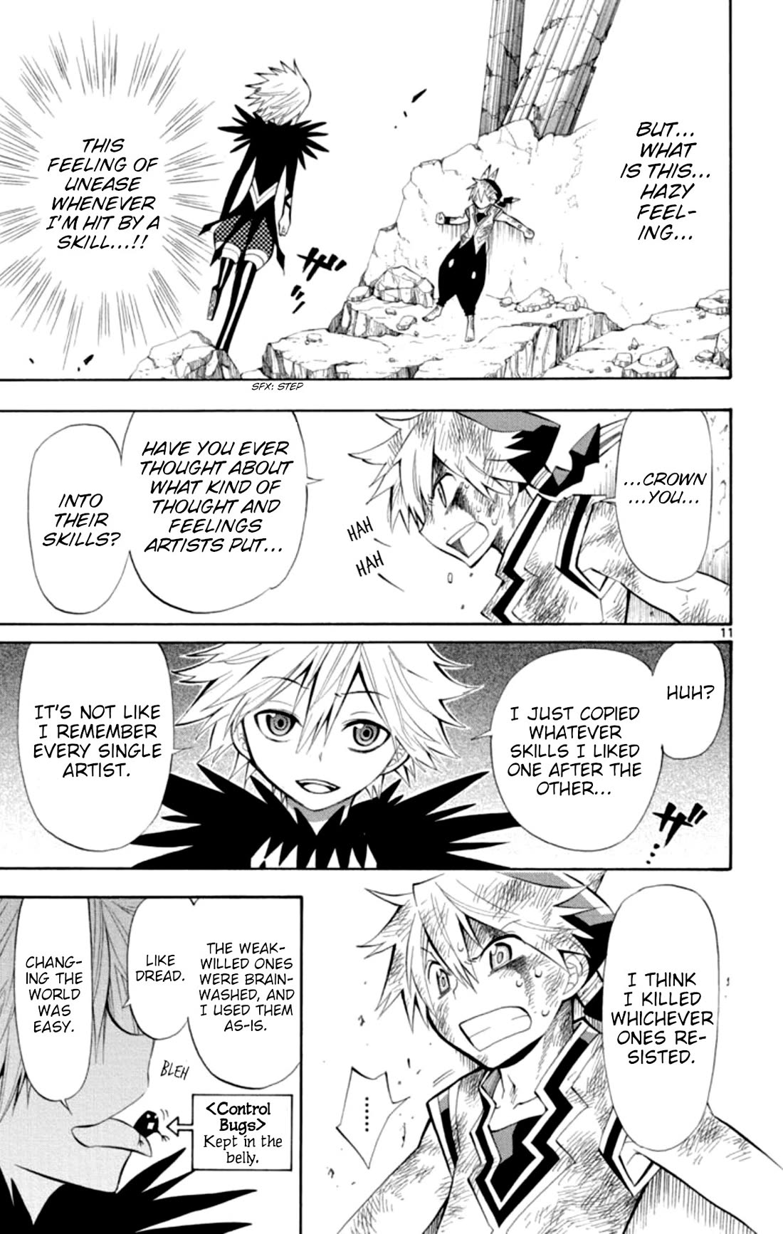 Artist Acro Chapter 75 page 12 - Chapter 75: Crown, speaks out