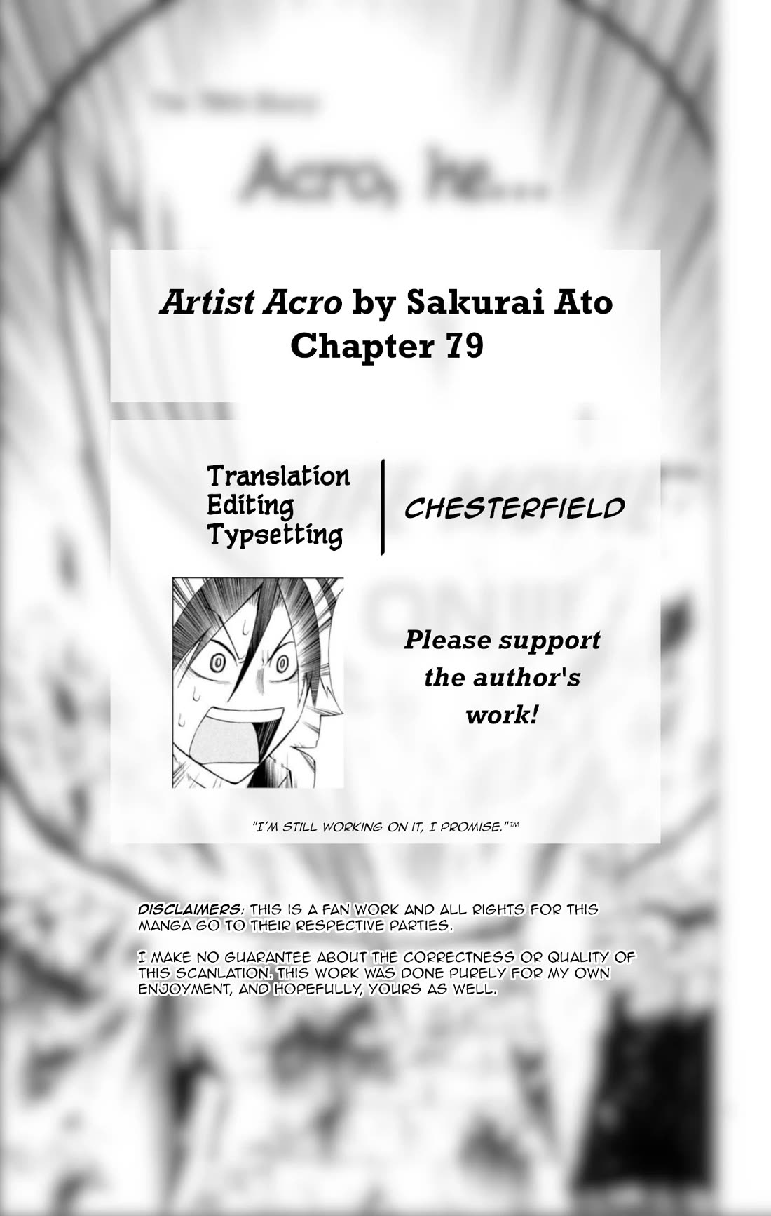 Artist Acro Chapter 79 page 2 - Chapter 79: Acro, he...