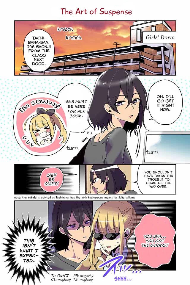 As a Result of a Classmate's Obsession with Yuri, I Was Exposed as an Author Chapter 2 page 1 - Chapter 2: The Art of Suspense