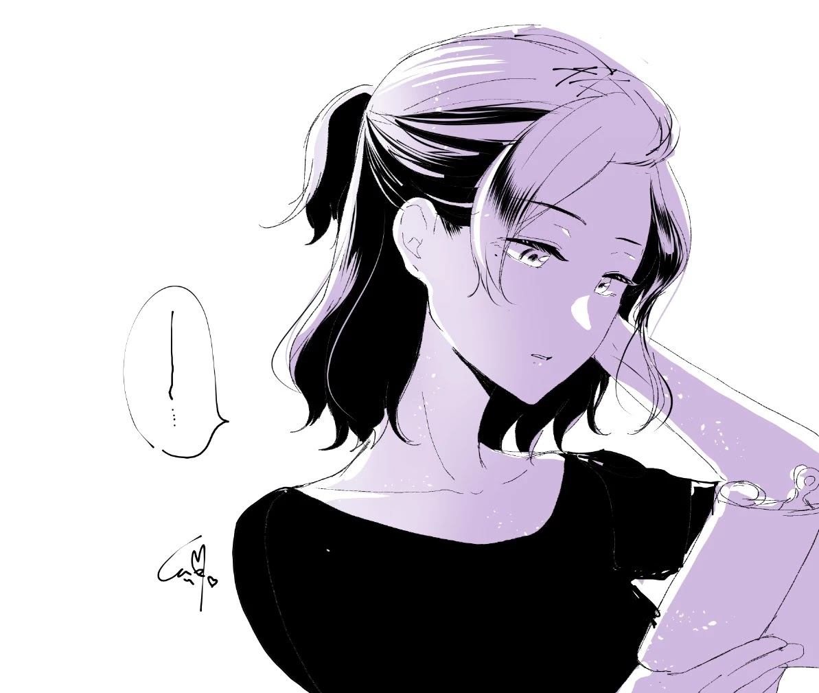 As a Result of a Classmate's Obsession with Yuri, I Was Exposed as an Author Chapter 23.2 page 14 - Chapter 23.2: Twitter Art (Nov24 to Dec16)