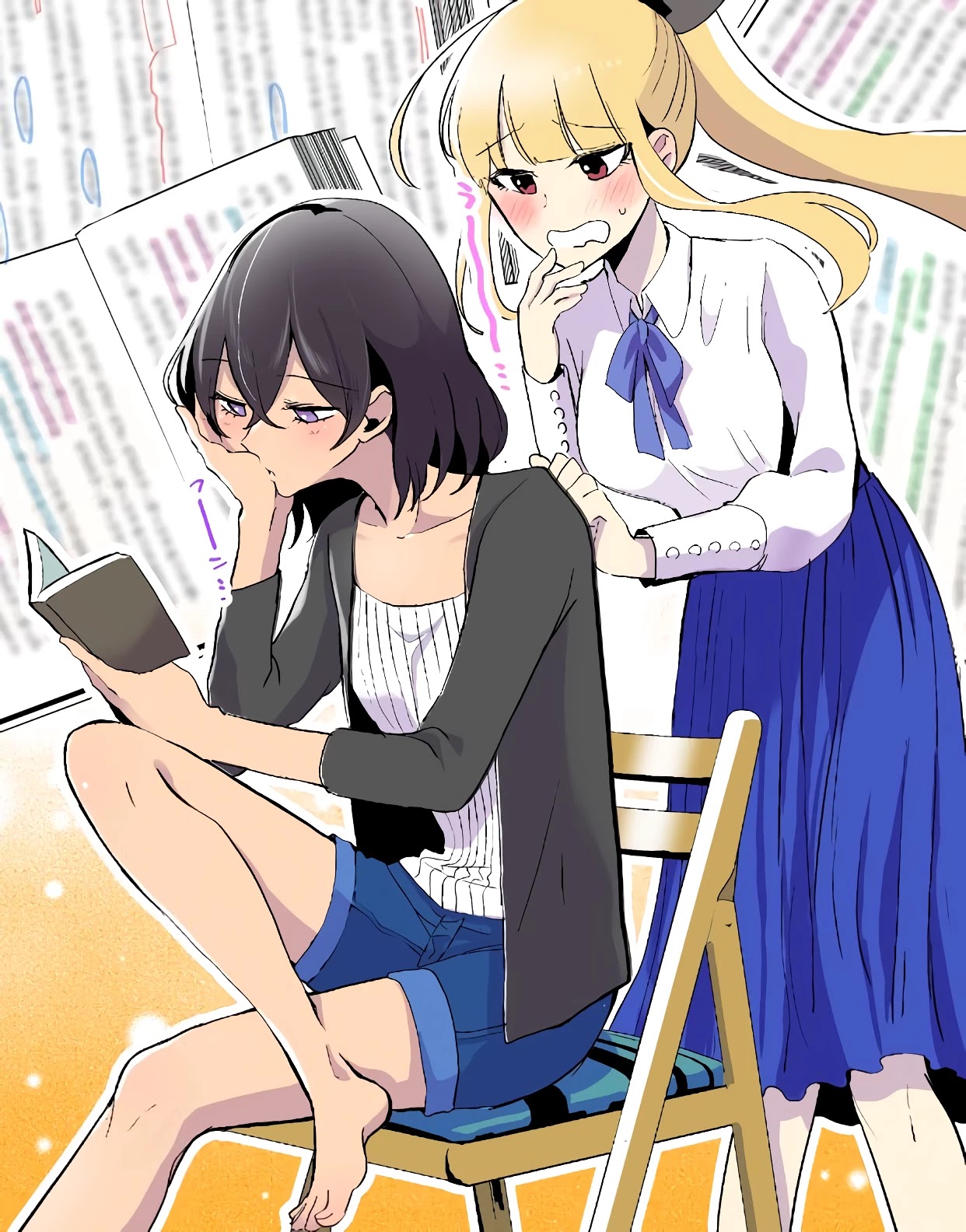 As a Result of a Classmate's Obsession with Yuri, I Was Exposed as an Author Chapter 23.2 page 16 - Chapter 23.2: Twitter Art (Nov24 to Dec16)