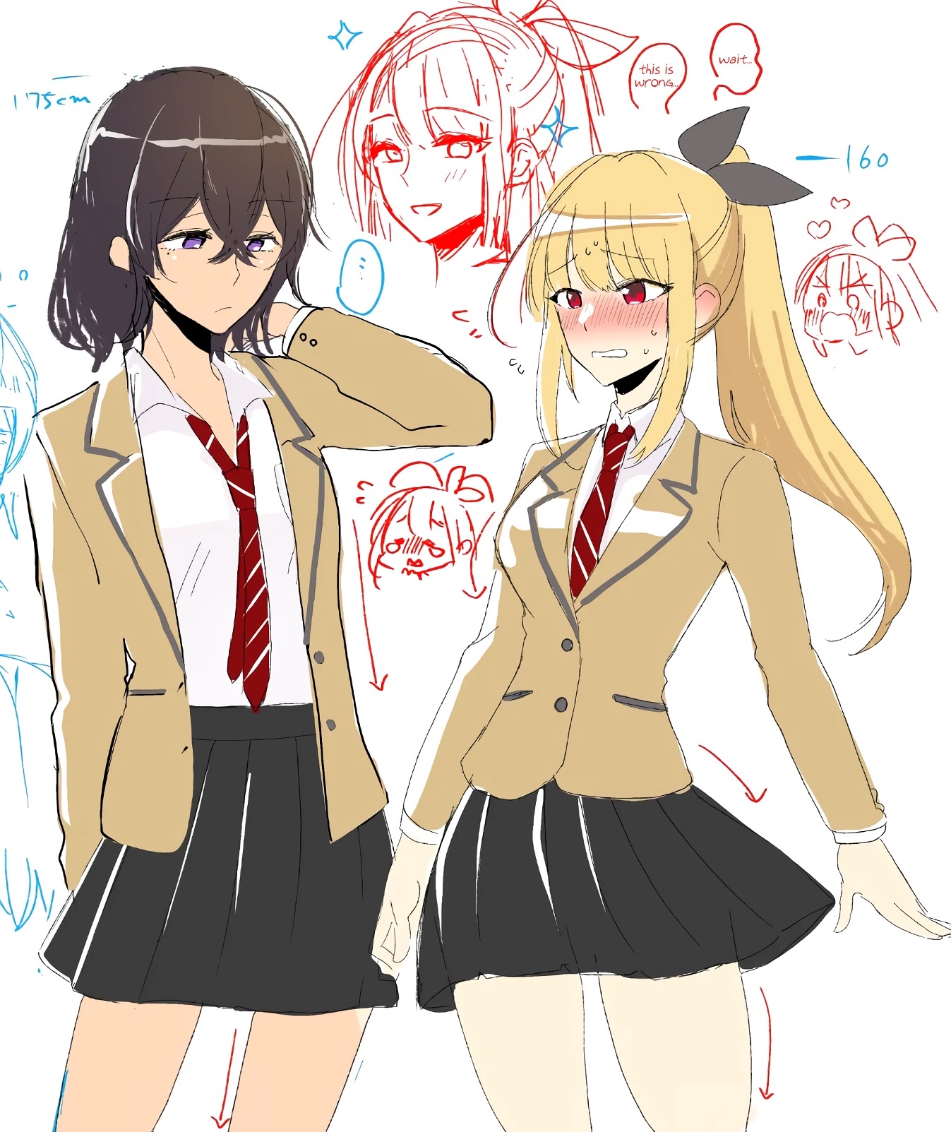 As a Result of a Classmate's Obsession with Yuri, I Was Exposed as an Author Chapter 23.2 page 2 - Chapter 23.2: Twitter Art (Nov24 to Dec16)