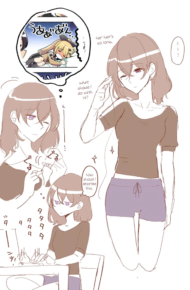 As a Result of a Classmate's Obsession with Yuri, I Was Exposed as an Author Chapter 23.2 page 8 - Chapter 23.2: Twitter Art (Nov24 to Dec16)