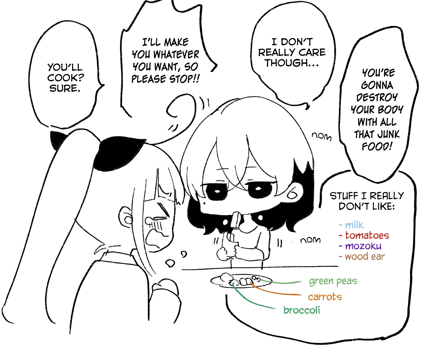 As a Result of a Classmate's Obsession with Yuri, I Was Exposed as an Author Chapter 23.3 page 4 - Chapter 23.3: Twitter Art (New Years 2021)