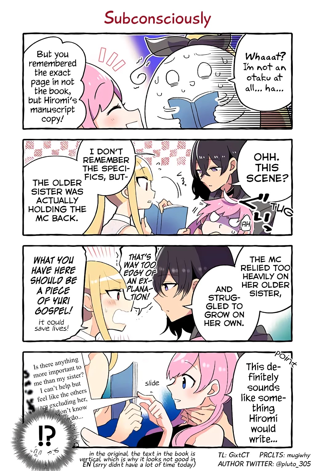 As a Result of a Classmate's Obsession with Yuri, I Was Exposed as an Author Chapter 24 page 101 - Chapter 24: Asian Scanlation Sensation 24-105