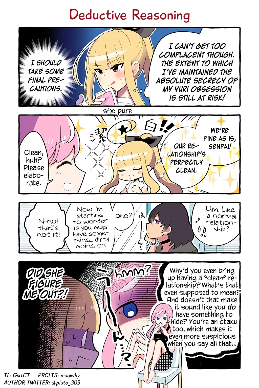 As a Result of a Classmate's Obsession with Yuri, I Was Exposed as an Author Chapter 24 page 106 - Chapter 24: Asian Scanlation Sensation 24-105