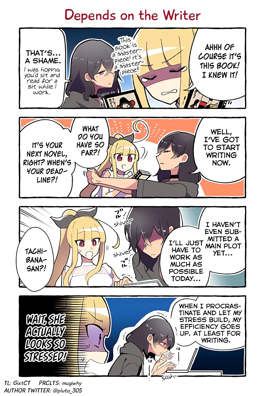 As a Result of a Classmate's Obsession with Yuri, I Was Exposed as an Author Chapter 24 page 112 - Chapter 24: Asian Scanlation Sensation 24-105