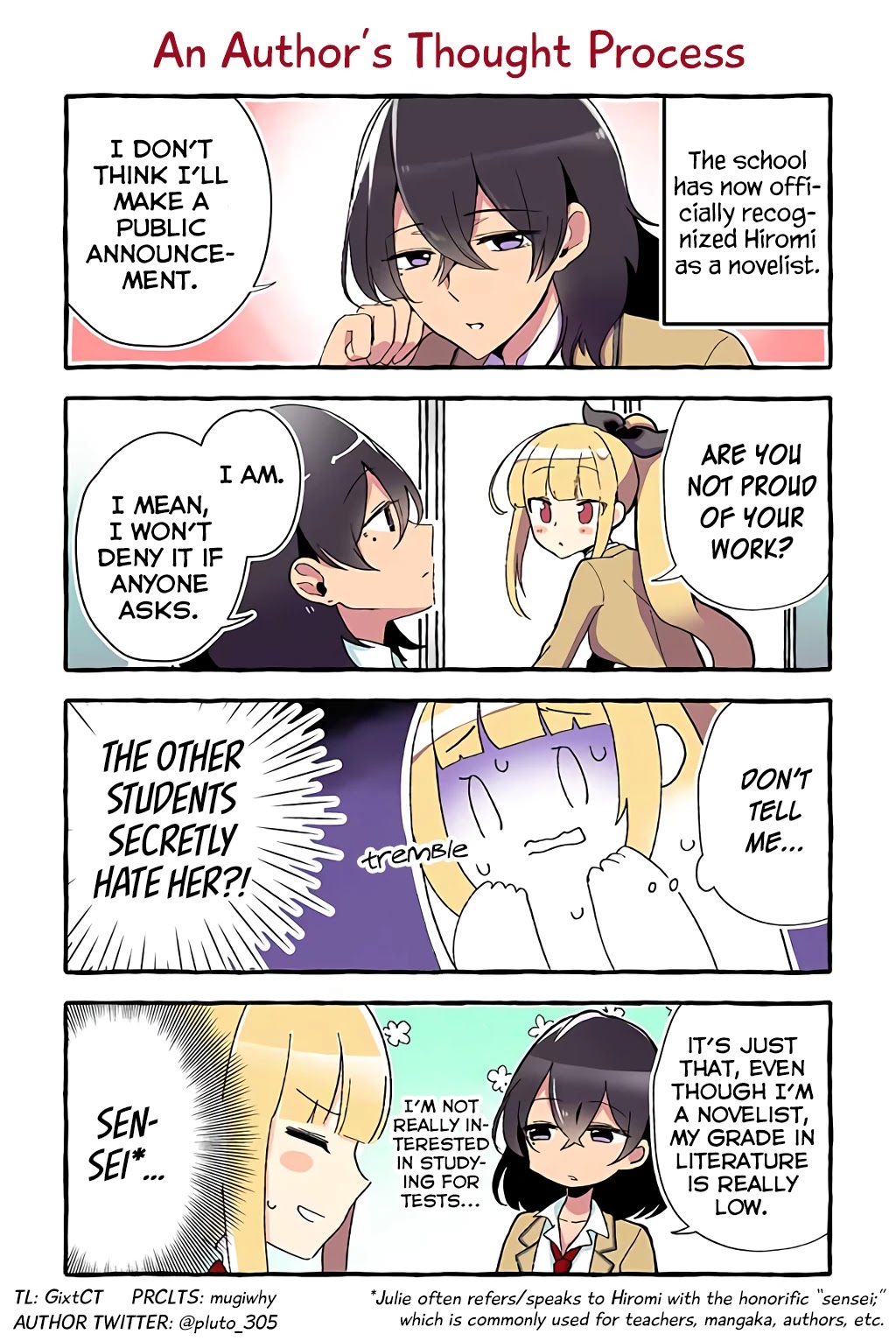As a Result of a Classmate's Obsession with Yuri, I Was Exposed as an Author Chapter 24 page 16 - Chapter 24: Asian Scanlation Sensation 24-105
