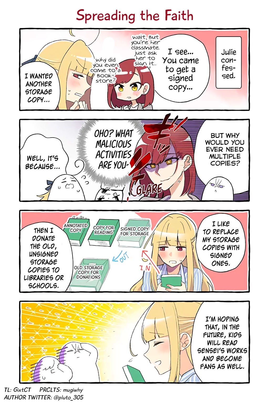 As a Result of a Classmate's Obsession with Yuri, I Was Exposed as an Author Chapter 24 page 25 - Chapter 24: Asian Scanlation Sensation 24-105