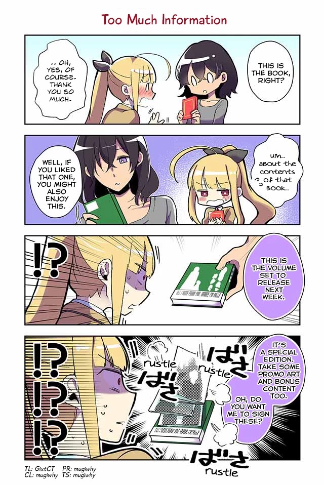 As a Result of a Classmate's Obsession with Yuri, I Was Exposed as an Author Chapter 3 page 1 - Chapter 3: Too Much Information