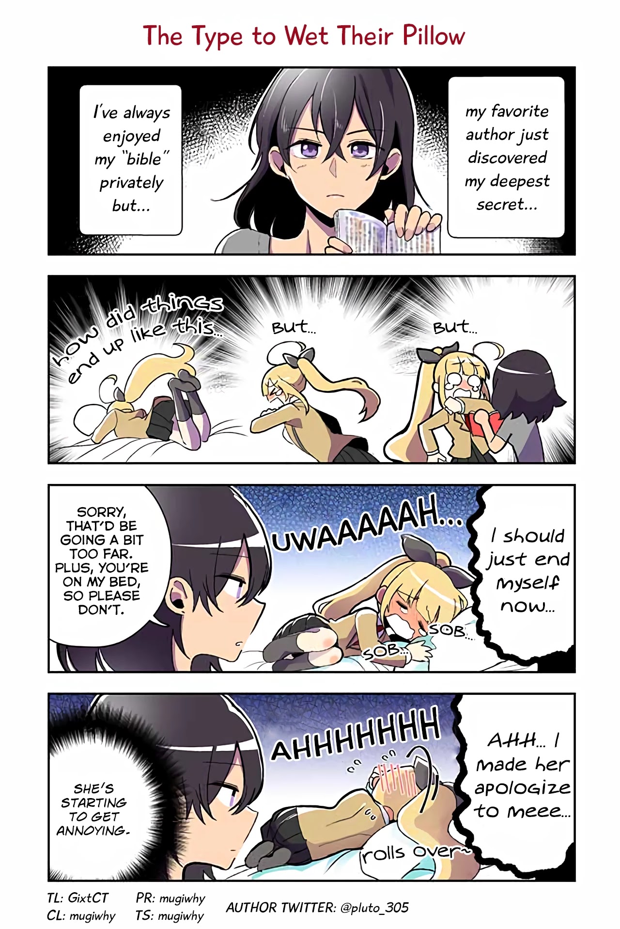 As a Result of a Classmate's Obsession with Yuri, I Was Exposed as an Author Chapter 9 page 1 - Chapter 9: The Type to Wet Their Pillow