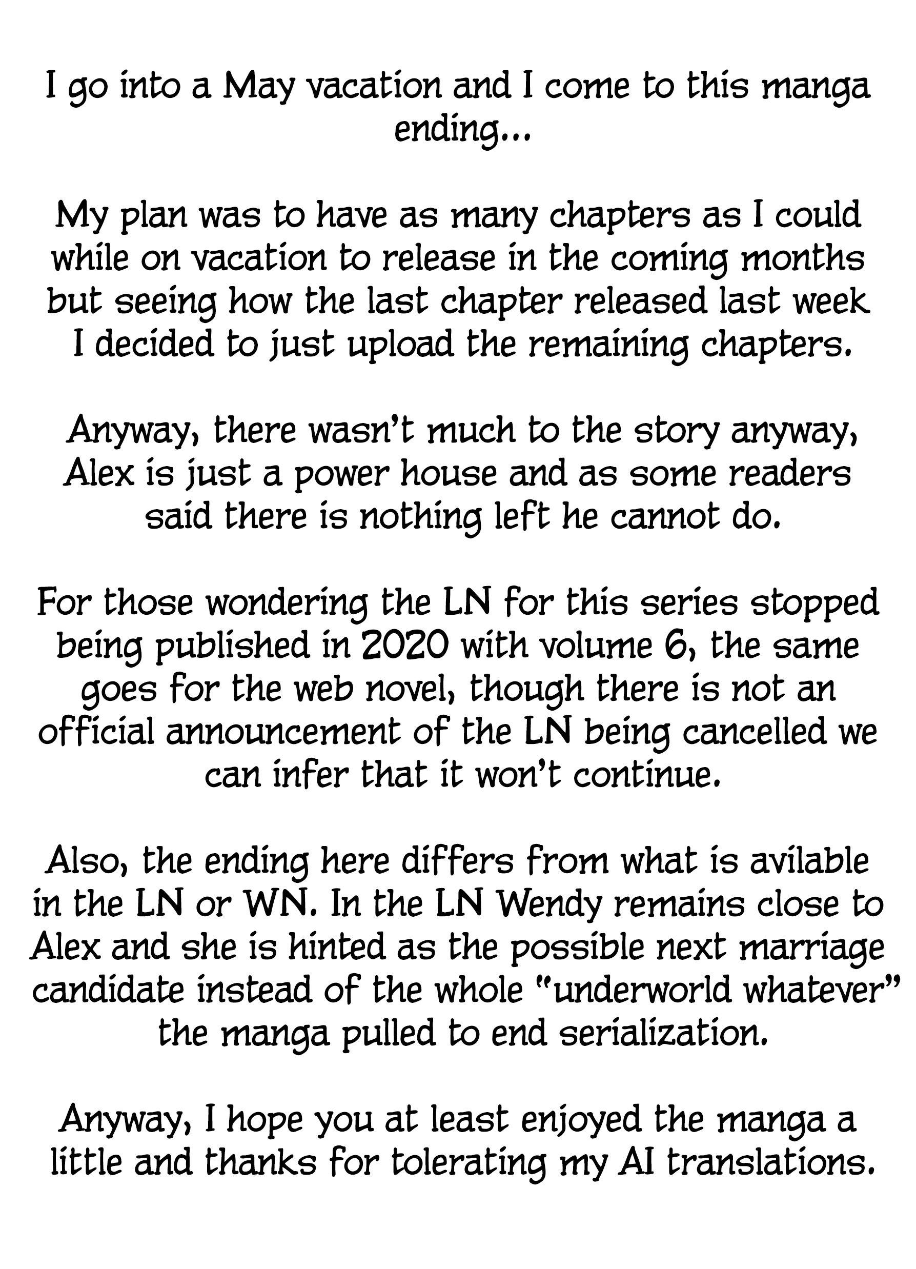 As a Virtuous Middle-Aged Man, My New Life Was Confirmed to Be Sss Rank Chapter 145 page 26 - Chapter 145 [END]