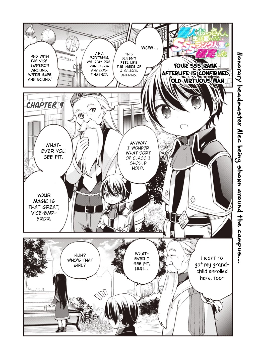 As a Virtuous Middle-Aged Man, My New Life Was Confirmed to Be Sss Rank Chapter 9 page 1 - Chapter 9