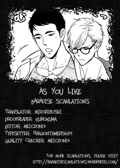 As You Like Chapter 1 page 1 - Chapter 1