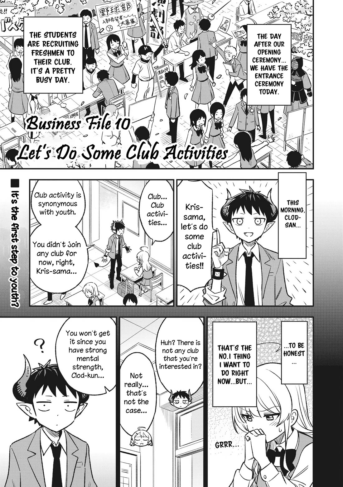 As You Wish, Sister Chapter 10 page 1 - Chapter 10: Let’s Do Some Club Activities