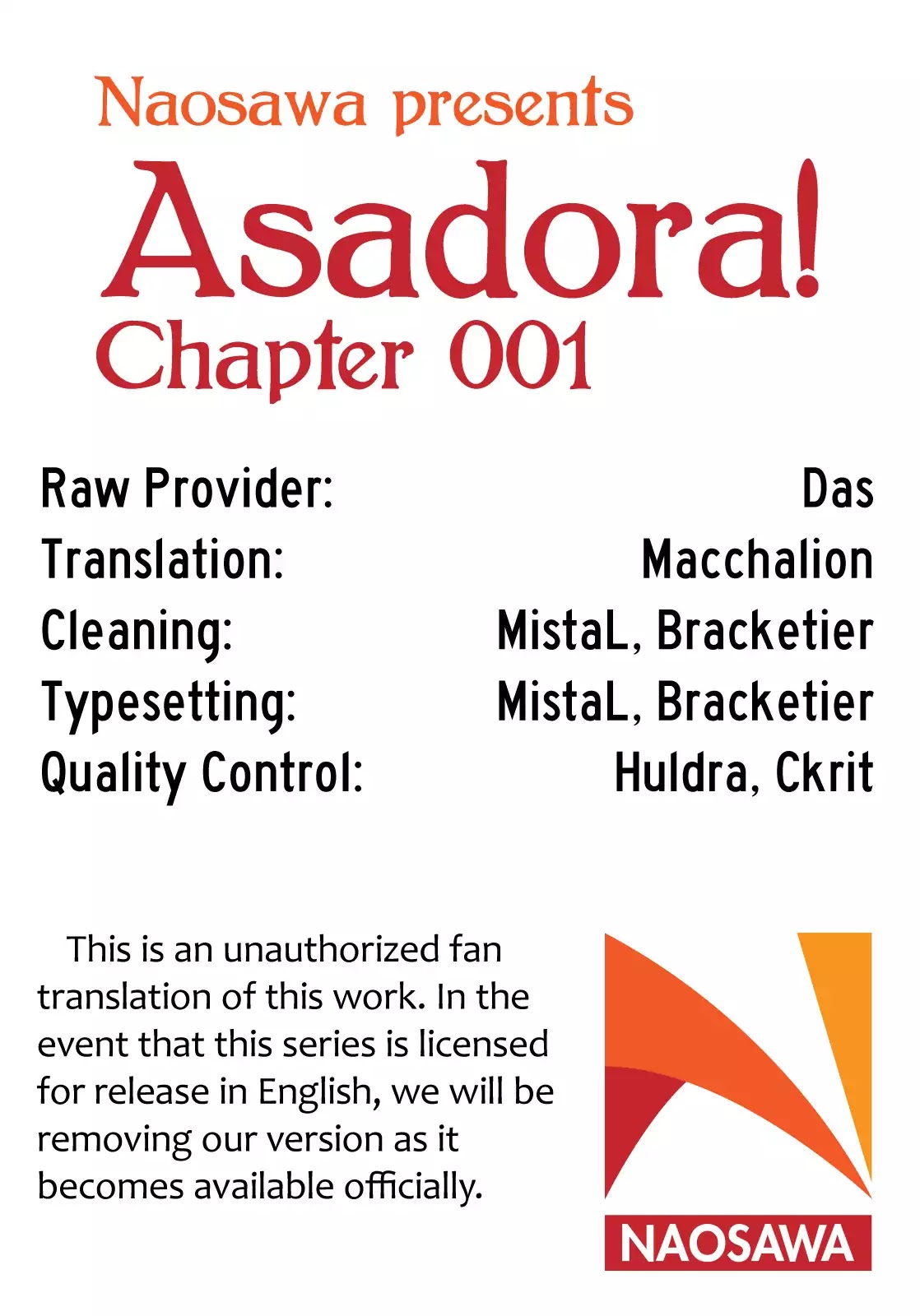 Asadora! Chapter 1 page 31 - Chapter 1: The Girl Who Rushes Through the Storm
