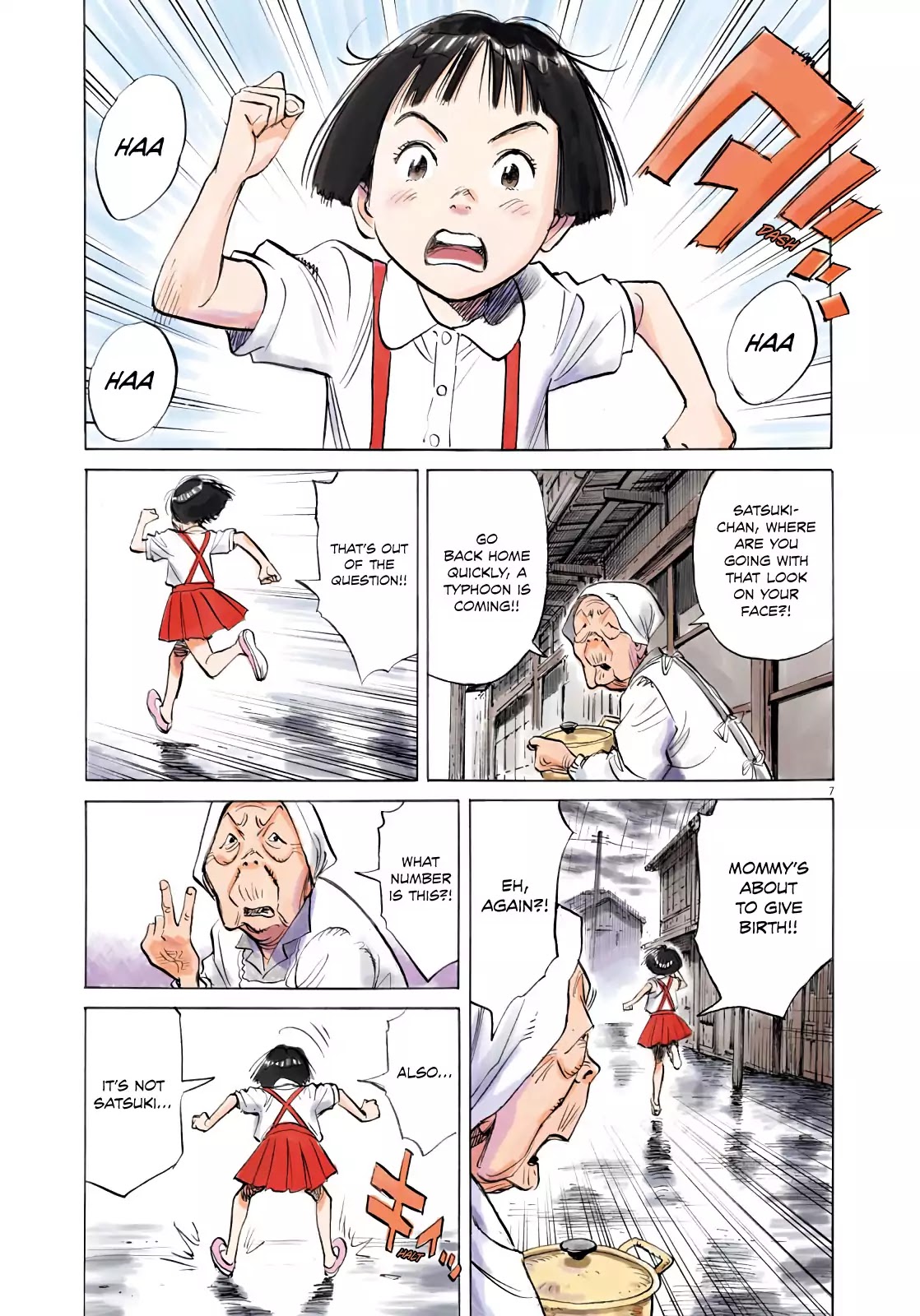 Asadora! Chapter 1 page 7 - Chapter 1: The Girl Who Rushes Through the Storm