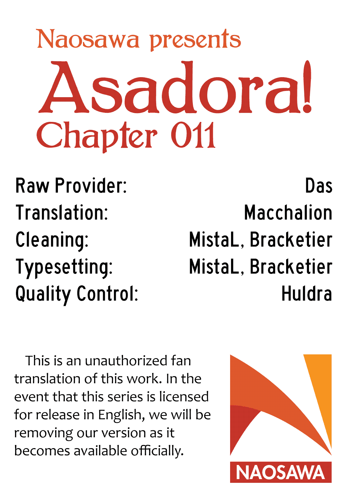 Asadora! Chapter 11 page 24 - Chapter 11: Steering the Yoke