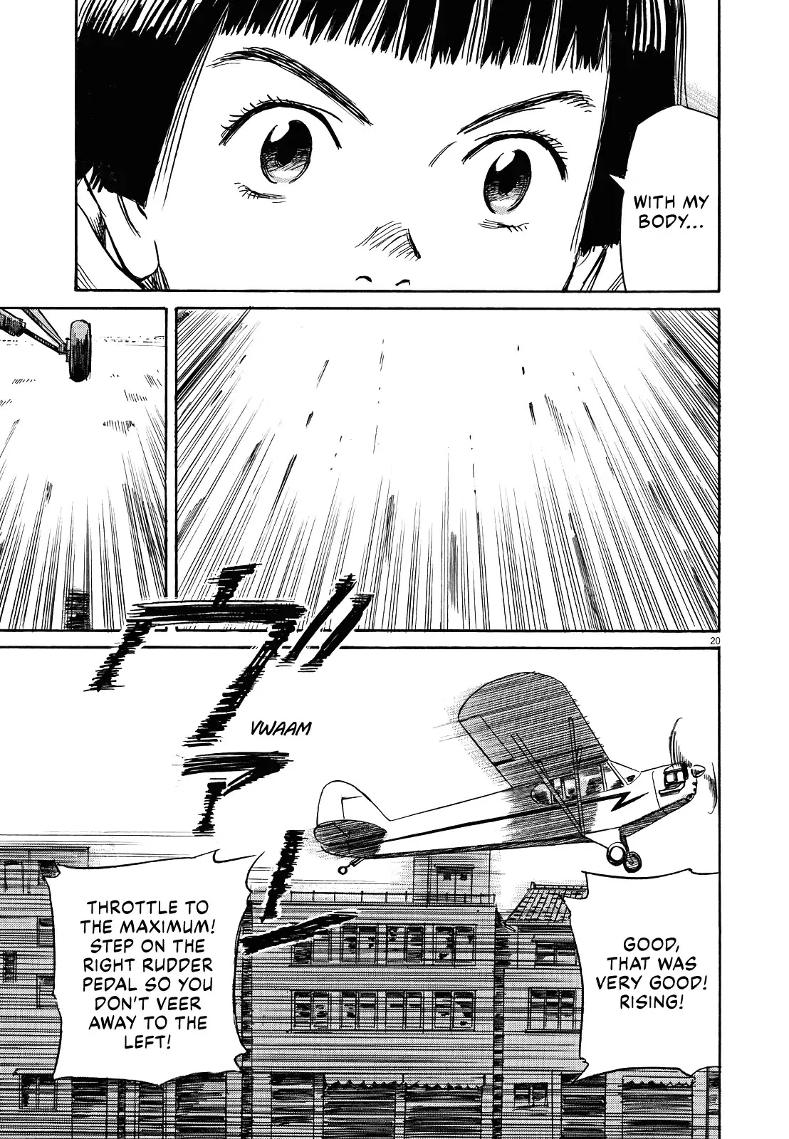 Asadora! Chapter 12 page 20 - Chapter 12: Real-Deal Plane Ride