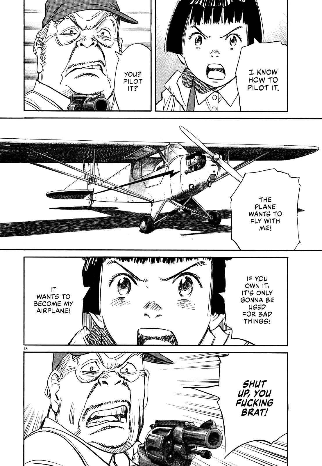 Asadora! Chapter 14 page 18 - Chapter 14: That Plane