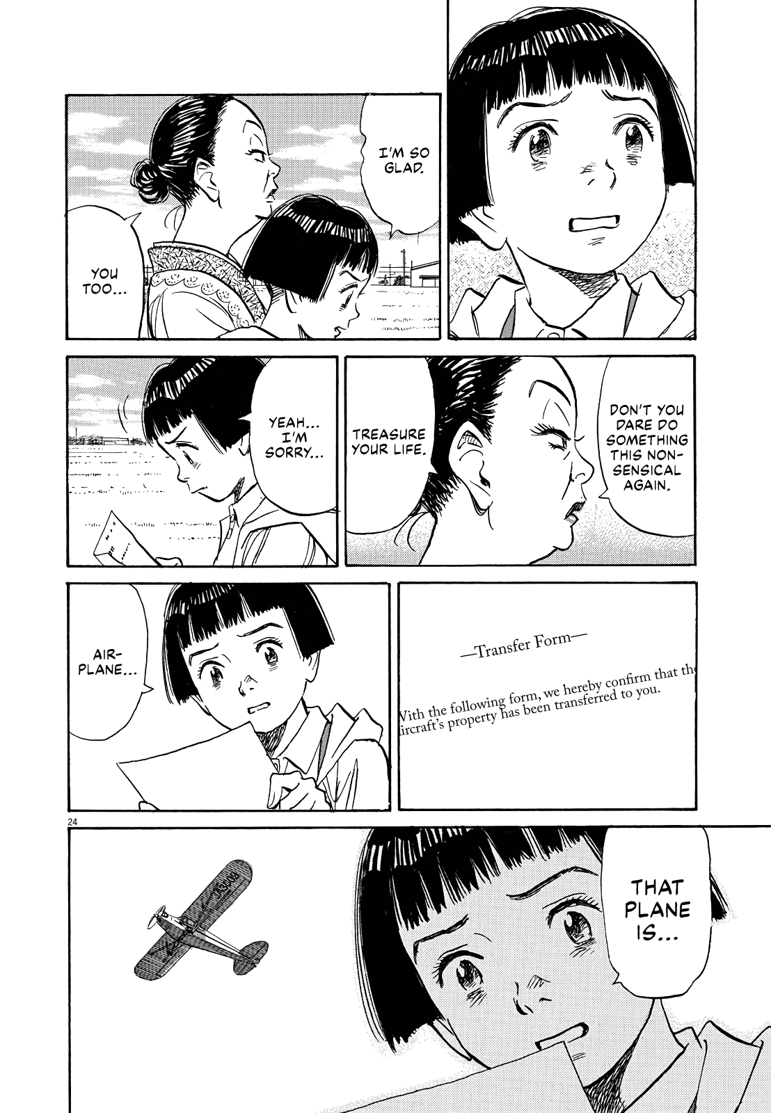 Asadora! Chapter 14 page 24 - Chapter 14: That Plane