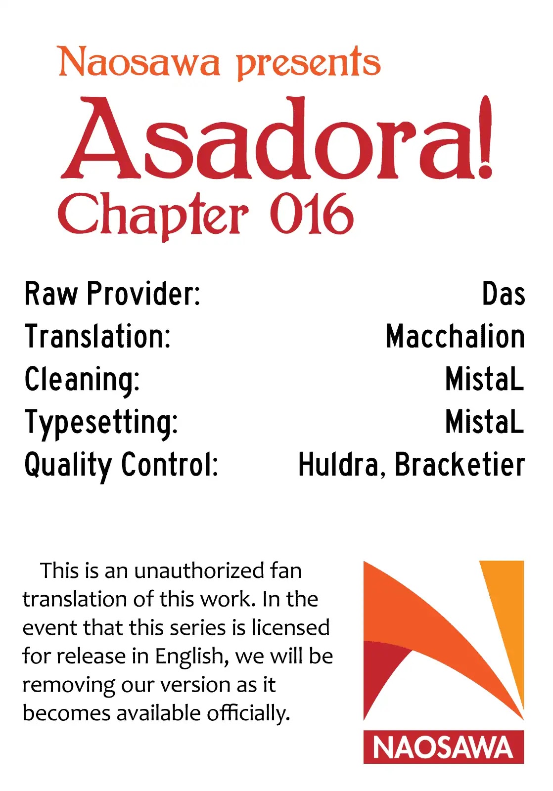 Asadora! Chapter 16 page 25 - Chapter 16: Suspicious Men