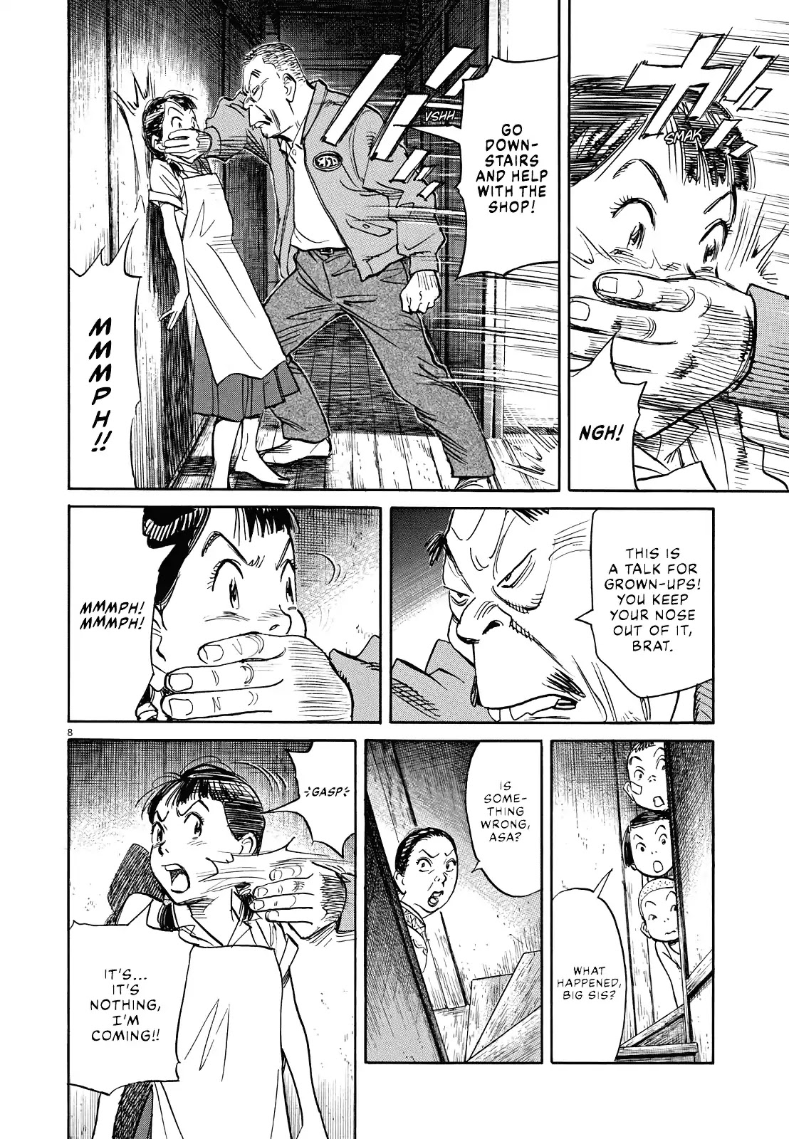 Asadora! Chapter 16 page 8 - Chapter 16: Suspicious Men