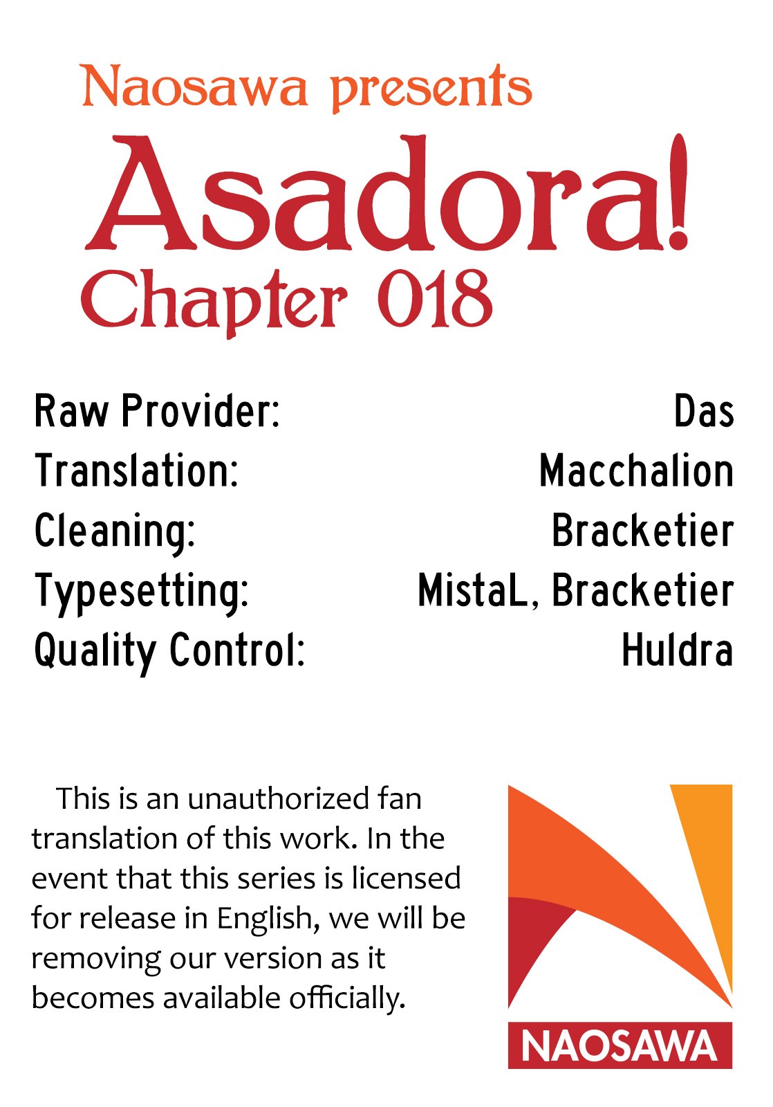 Asadora! Chapter 18 page 24 - Chapter 18: Olympic Rings