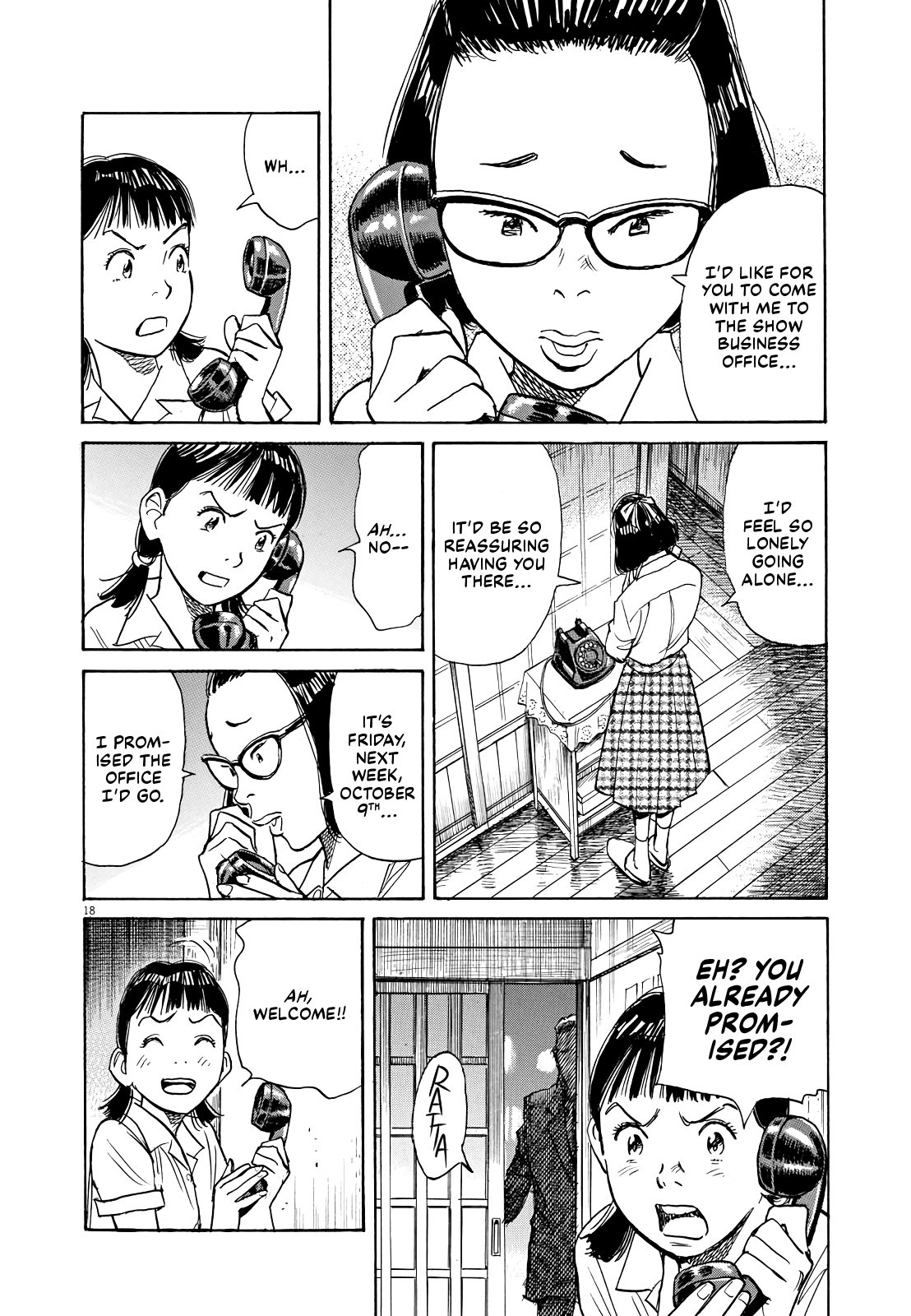 Asadora! Chapter 19 page 18 - Chapter 19: Can't Talk About It, Ever