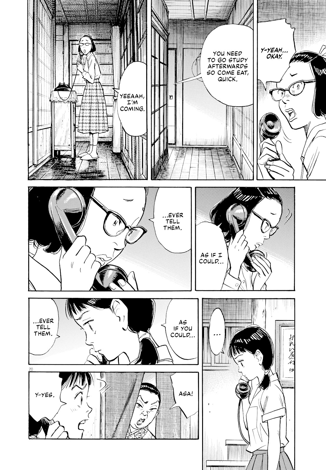 Asadora! Chapter 19 page 20 - Chapter 19: Can't Talk About It, Ever