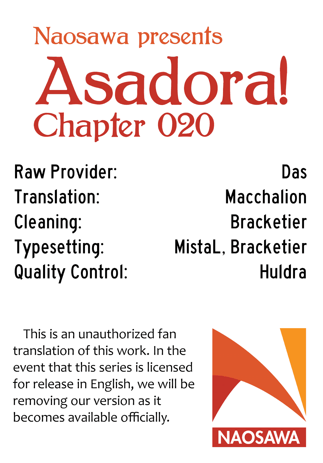 Asadora! Chapter 20 page 25 - Chapter 20: What We're Looking For