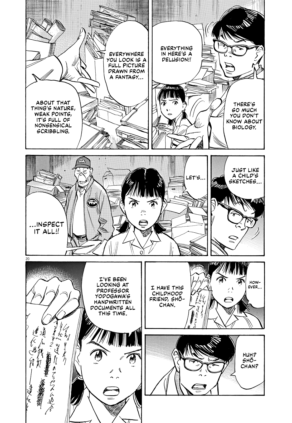 Asadora! Chapter 21 page 20 - Chapter 21: Letter