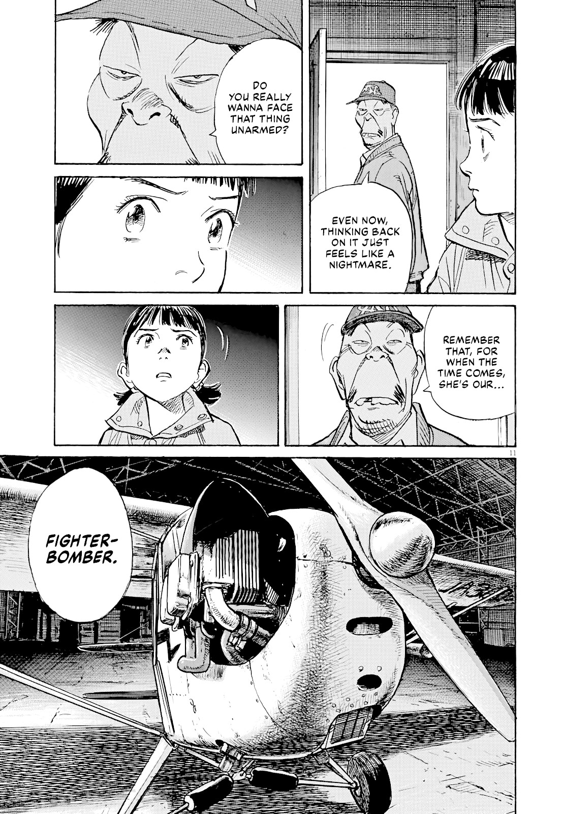 Asadora! Chapter 22 page 10 - Chapter 22: Just a Fighter-Bomber