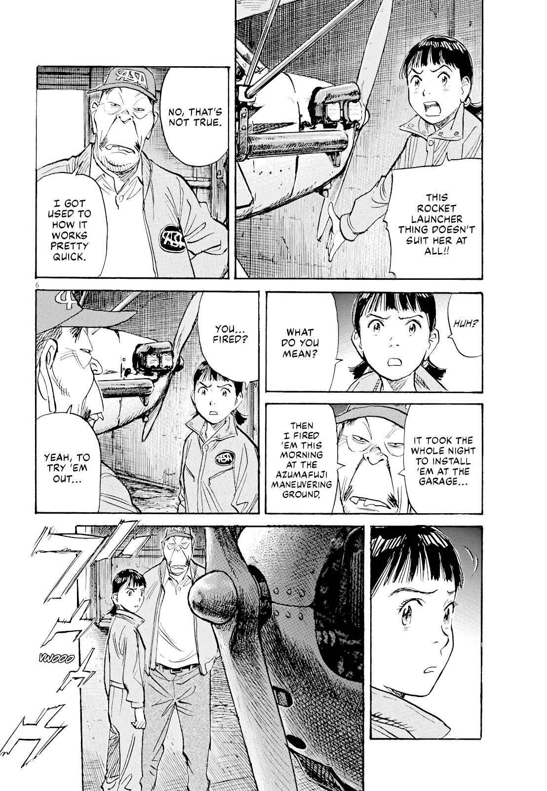 Asadora! Chapter 22 page 4 - Chapter 22: Just a Fighter-Bomber