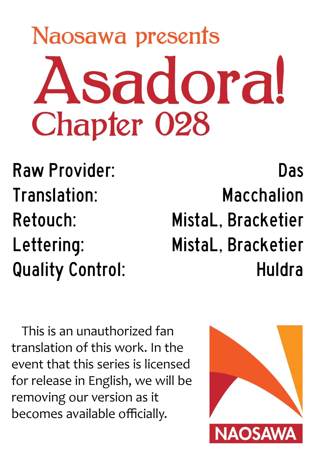 Asadora! Chapter 28 page 26 - Chapter 28: Accident