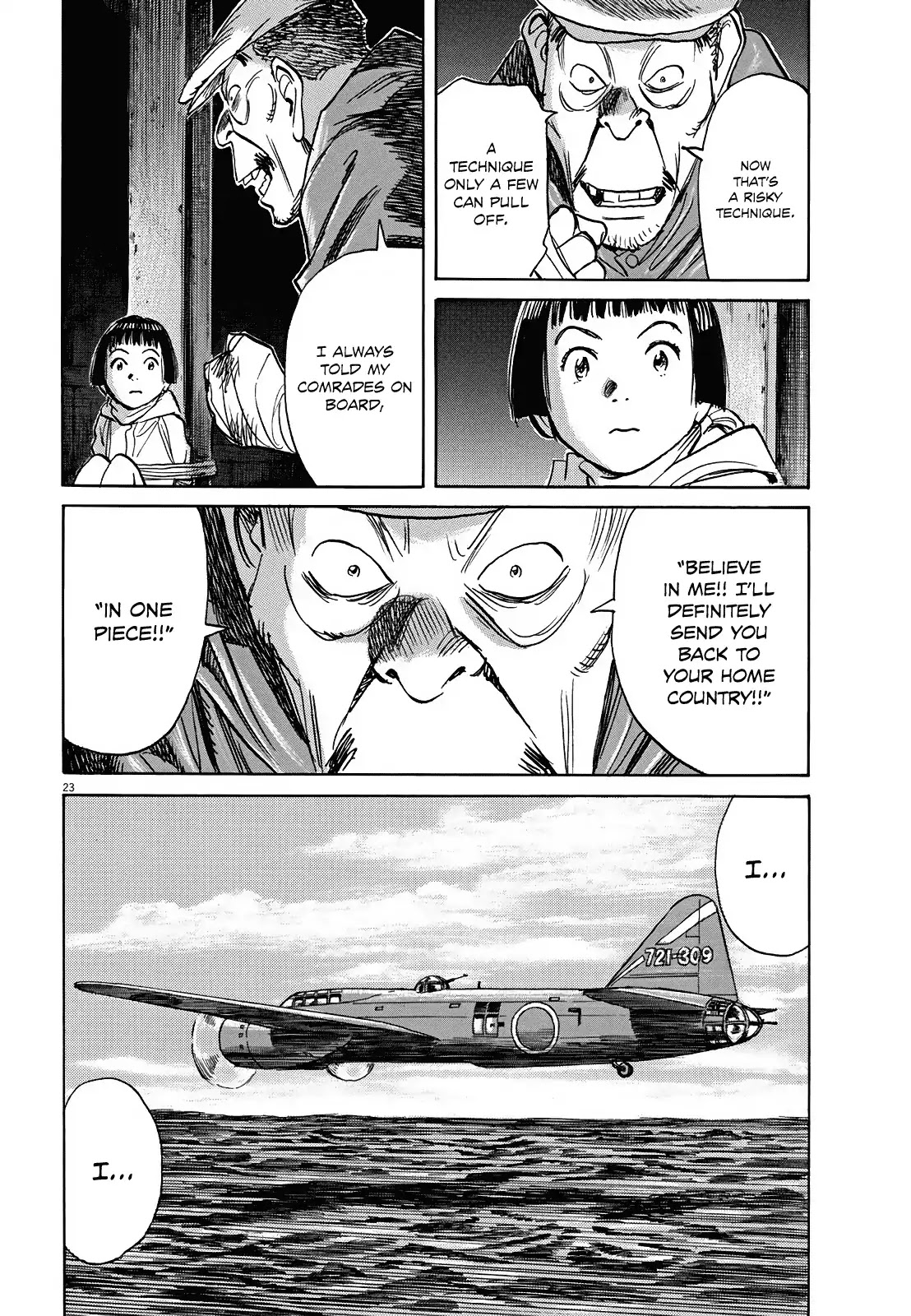 Asadora! Chapter 3 page 23 - Chapter 3: The Hero of the Skies