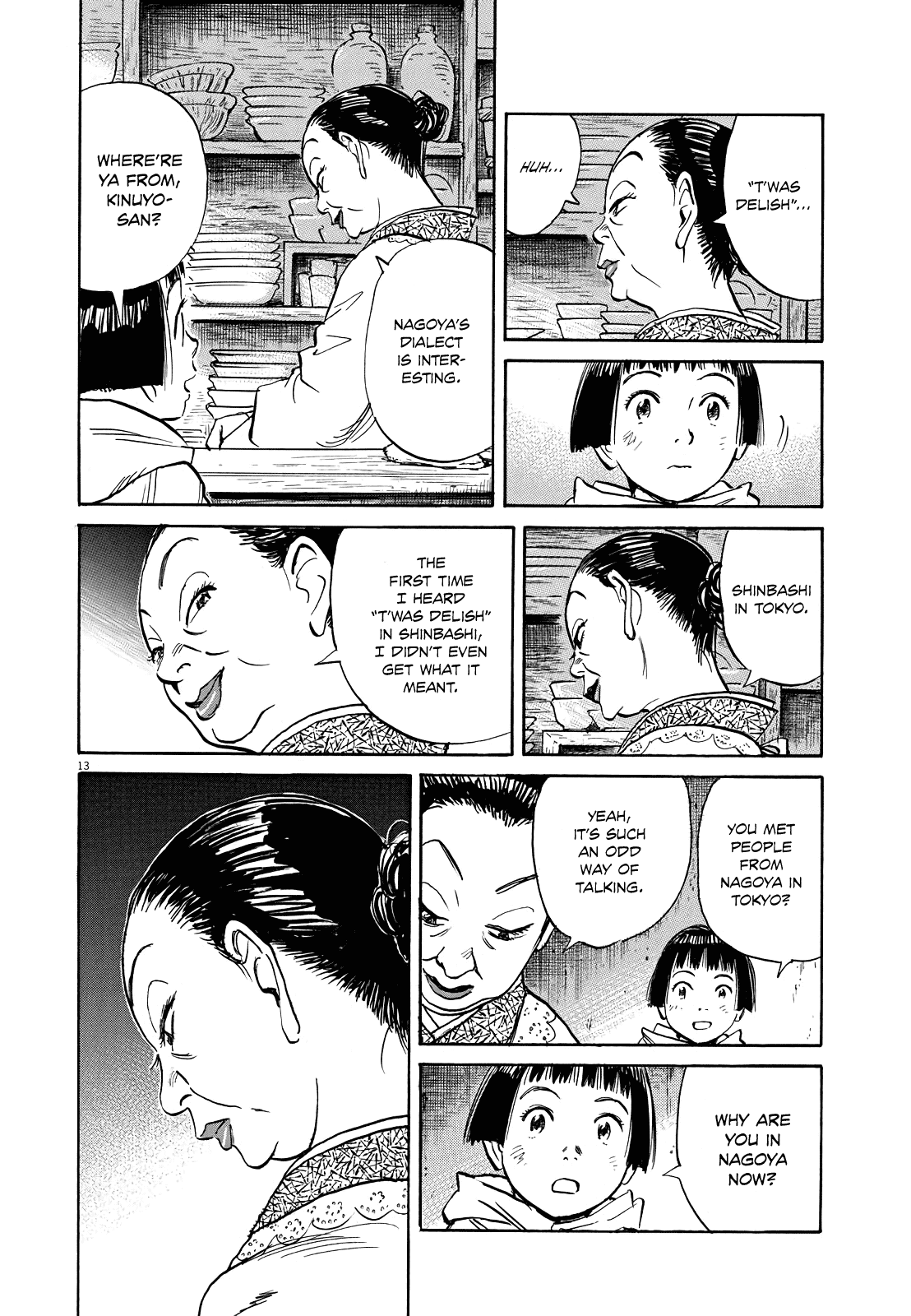 Asadora! Chapter 6 page 13 - Chapter 6: Kinuyo Eatery