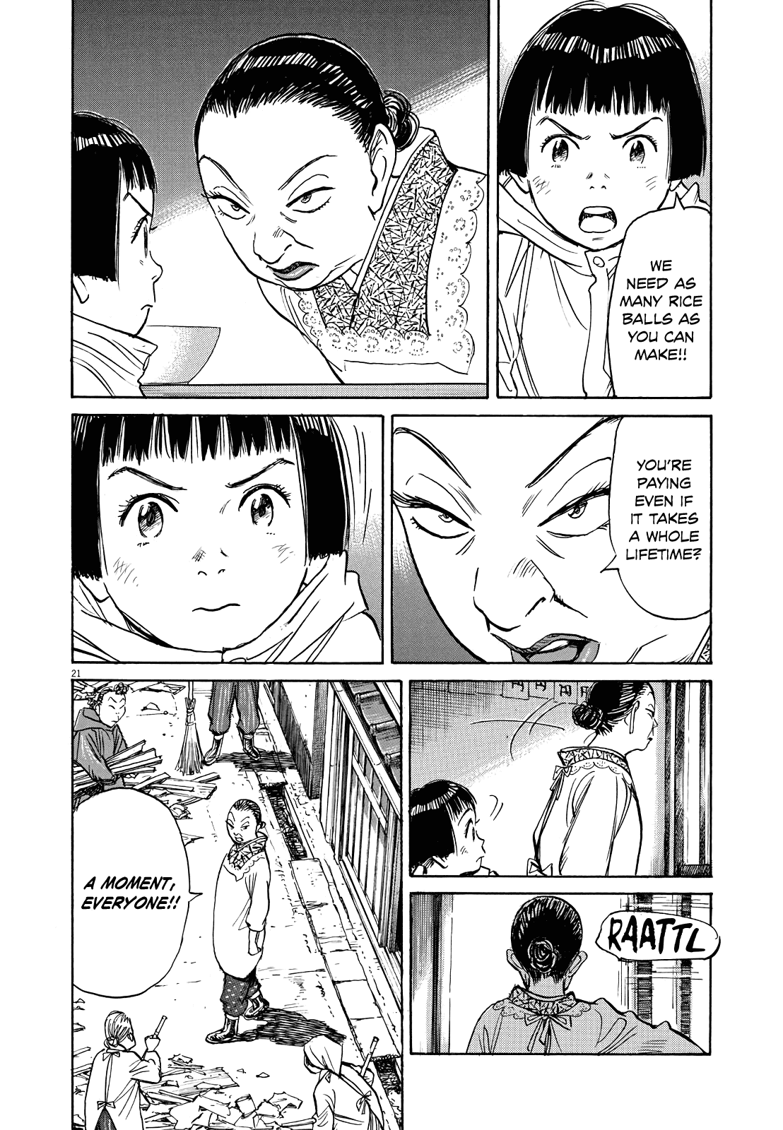 Asadora! Chapter 6 page 21 - Chapter 6: Kinuyo Eatery