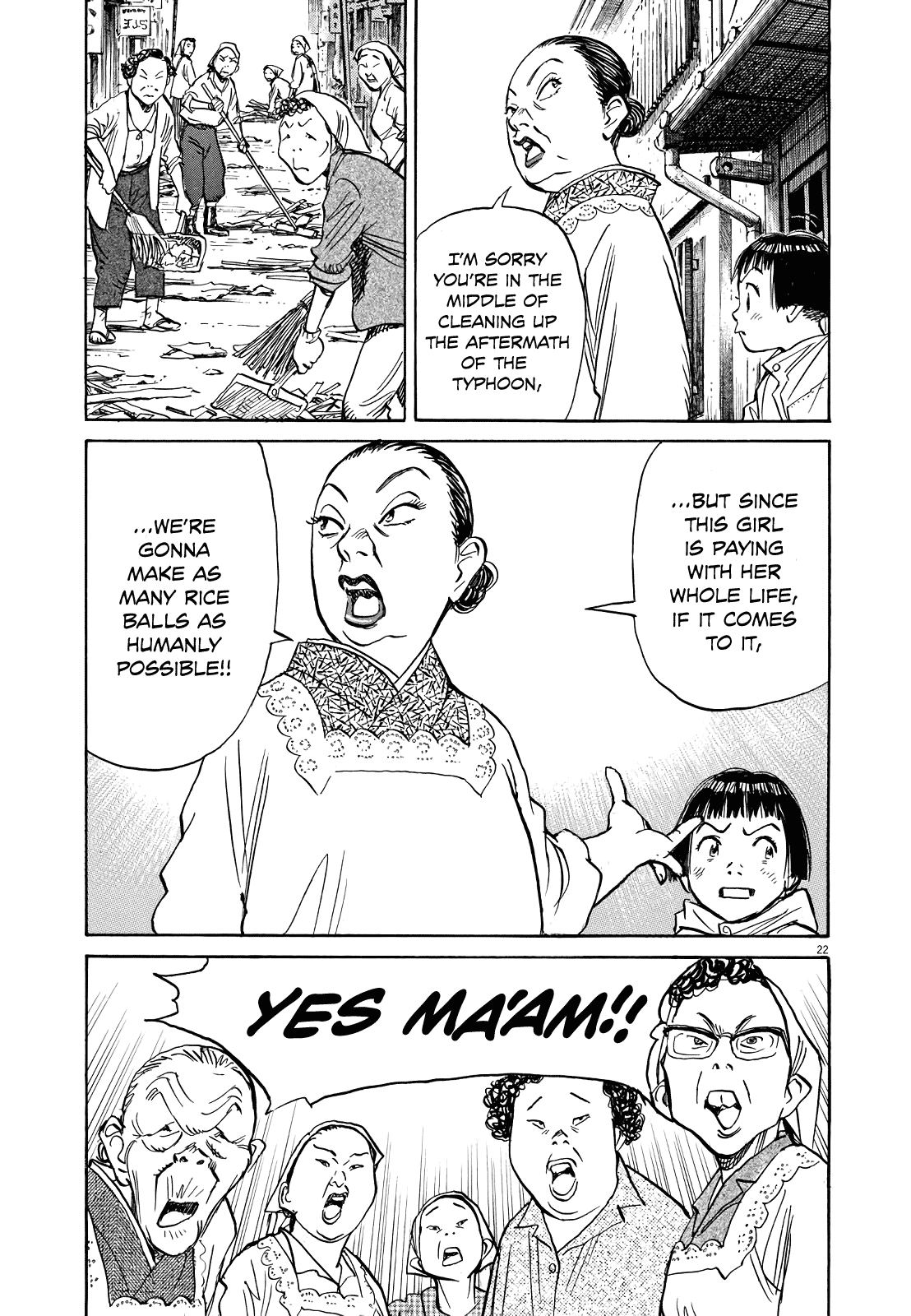 Asadora! Chapter 6 page 22 - Chapter 6: Kinuyo Eatery