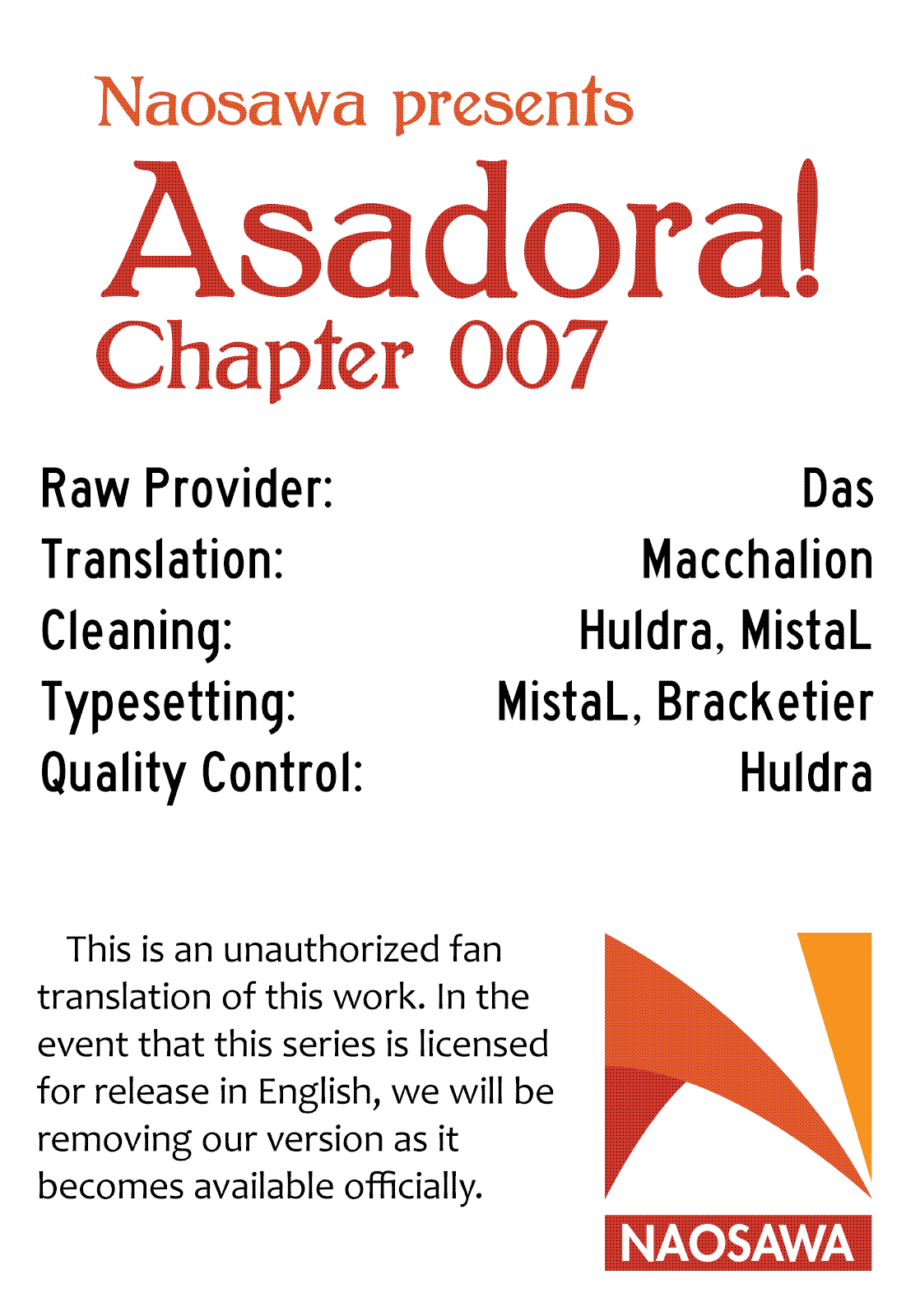 Asadora! Chapter 7 page 25 - Chapter 7: The Chosen Child