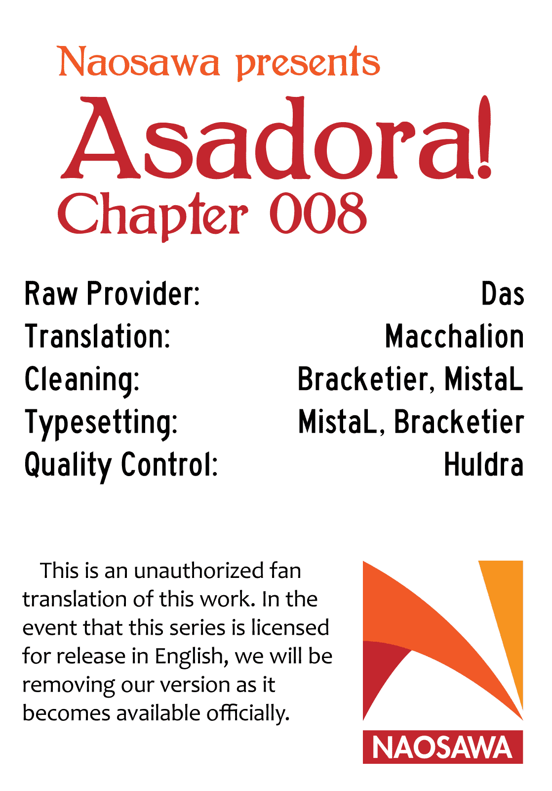 Asadora! Chapter 8 page 24 - Chapter 8: Claw Print